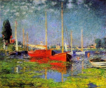 Bateaux de plaisance à Argenteuil Claude Monet Peinture décoratif